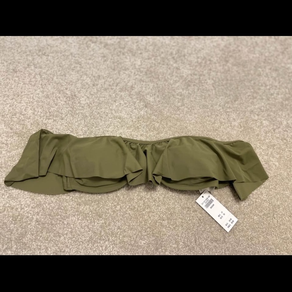Hollister Olive Green Bikini Top